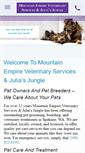 Mobile Screenshot of mountainempirevet.com